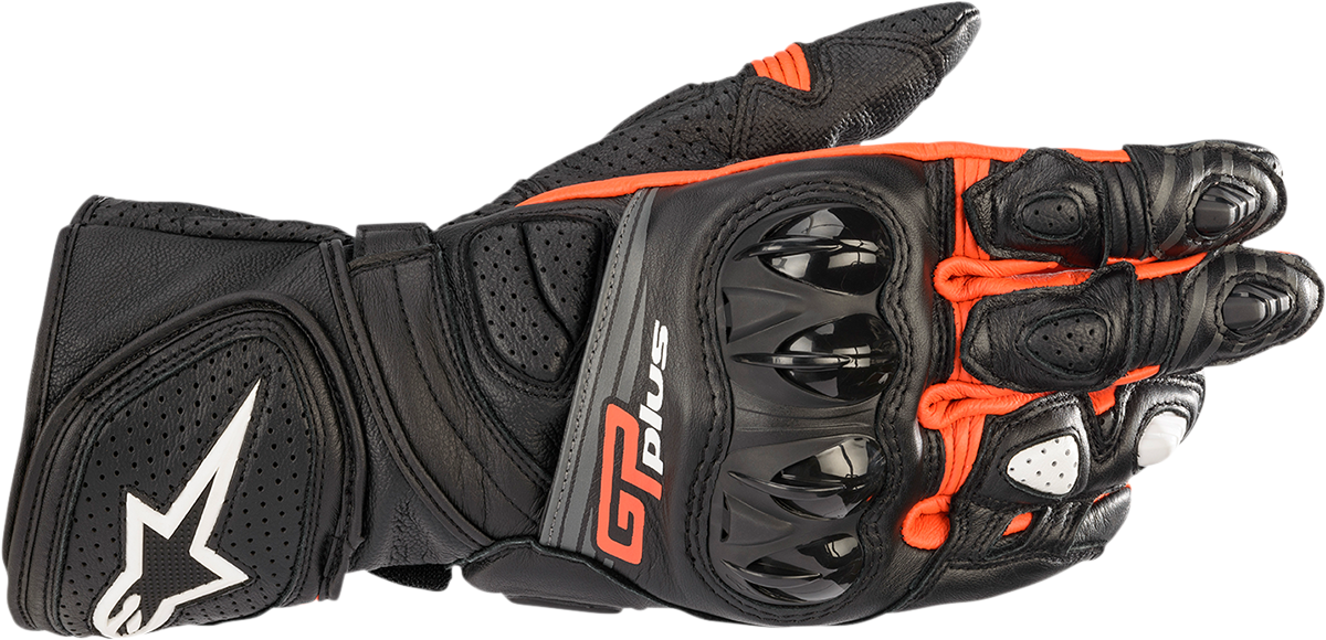 Guantes ALPINESTARS GP Plus R v2 - Negro/Rojo fluo - 2XL 3556520-1030-2X