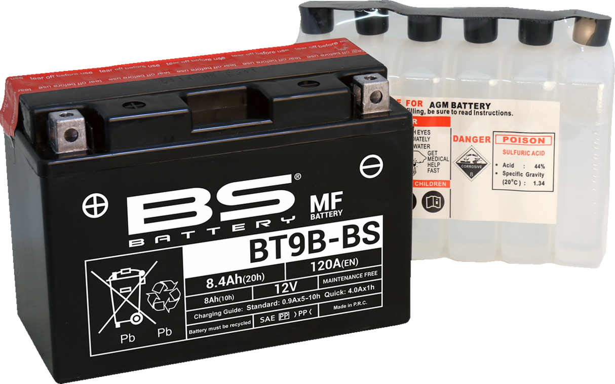 BS BATTERY Battery - BT9B-BS (YT) 300627