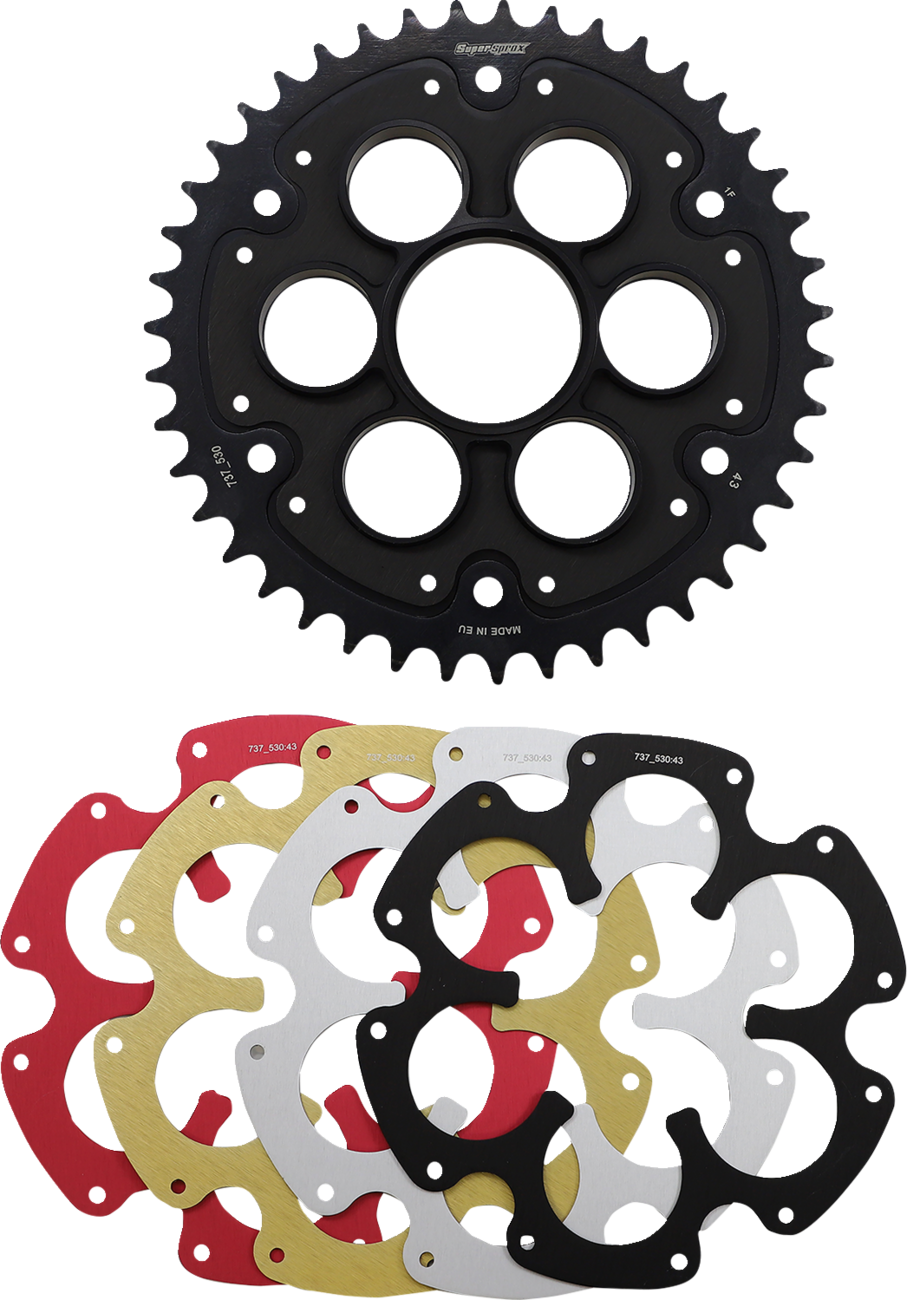 Kit de borde SUPERSPROX - Trasero - Ducati - 43 dientes RSA73753043-KIT