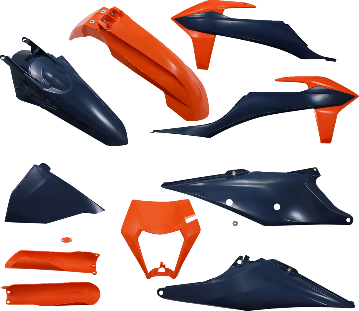 ACERBIS Kompletter Ersatz-Bodykit - Orange/Dunkelblau 2791547302