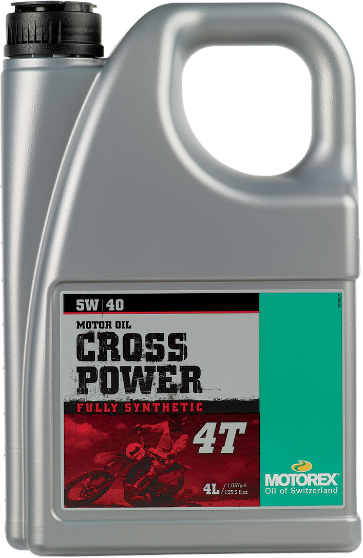 Aceite de motor MOTOREX Cross Power sintético 4T - 5W-40 - 4L 196051