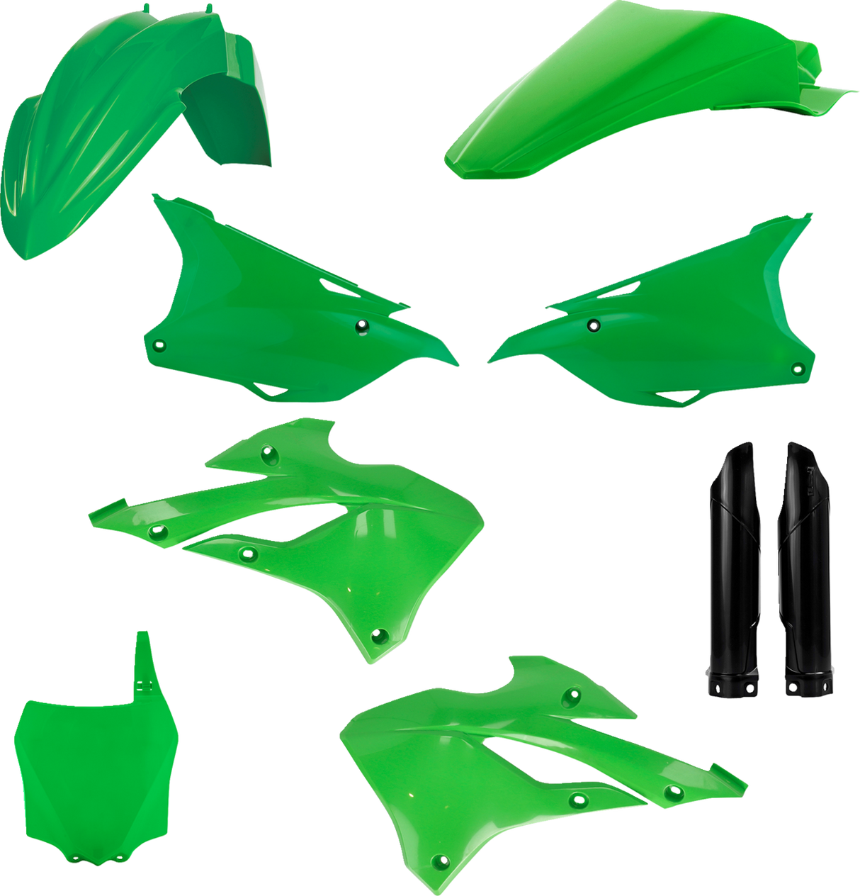 ACERBIS Full Replacement Body Kit - OEM Green/Black KX85 2022-2023 2936137428