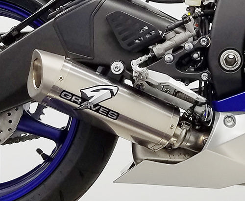 Graves motorsports cat-back slip-on titanium exhaust r6 06-20
