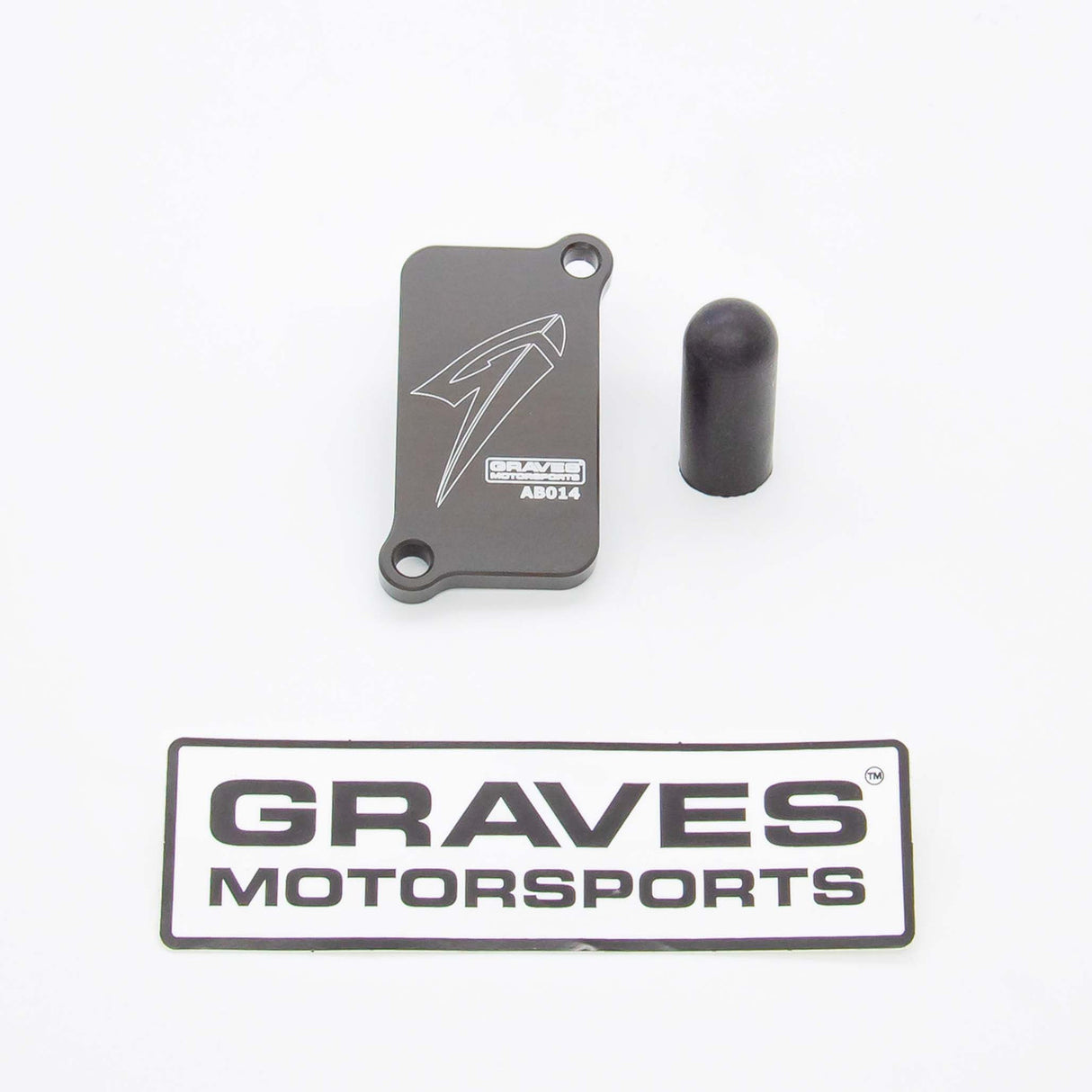 Graves Motorsports Smog Block Off Plate Honda CB300/CRF250/300 AB014