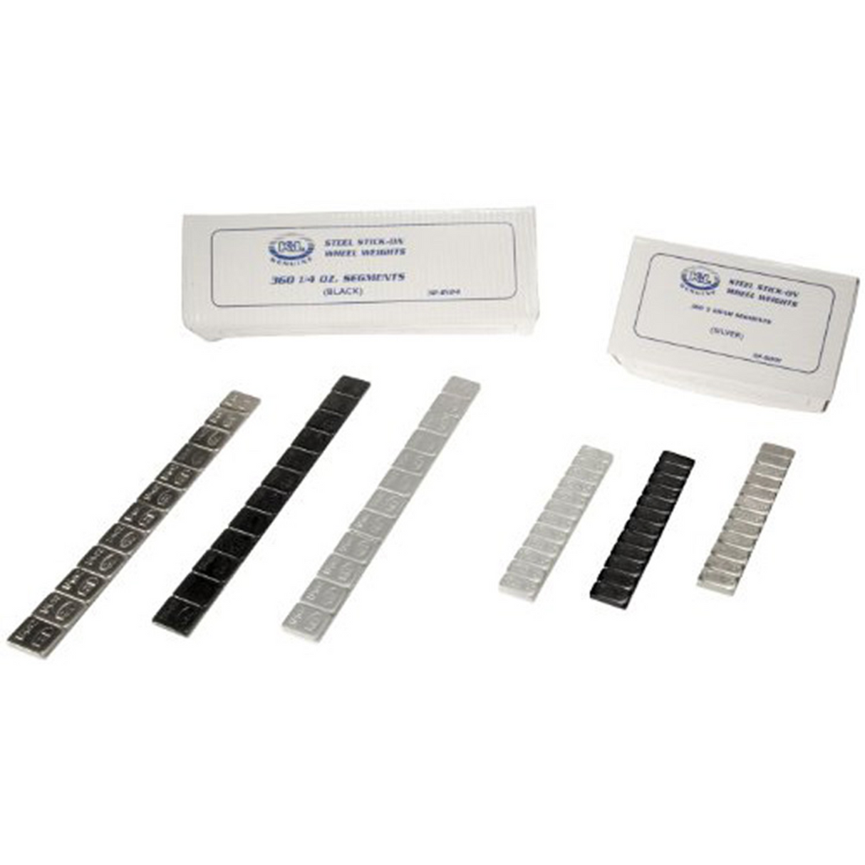 K&l 1/4 Oz Steel Stick-On: Silver 722682