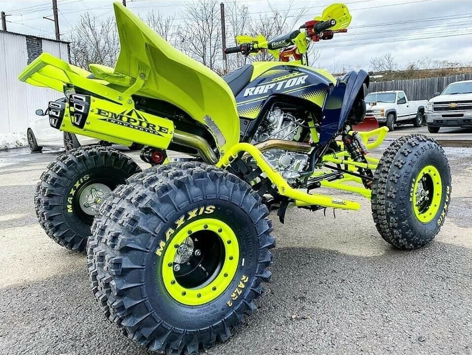 Empire industries raptor 700 2015-2025 gen 2 dual exhaust full system black