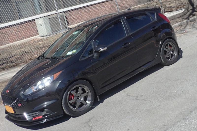 Rally Armor 13-19 USDM Ford Fiesta ST Black UR Mud Flap w/ Silver Logo MF29-UR-BLK/SIL
