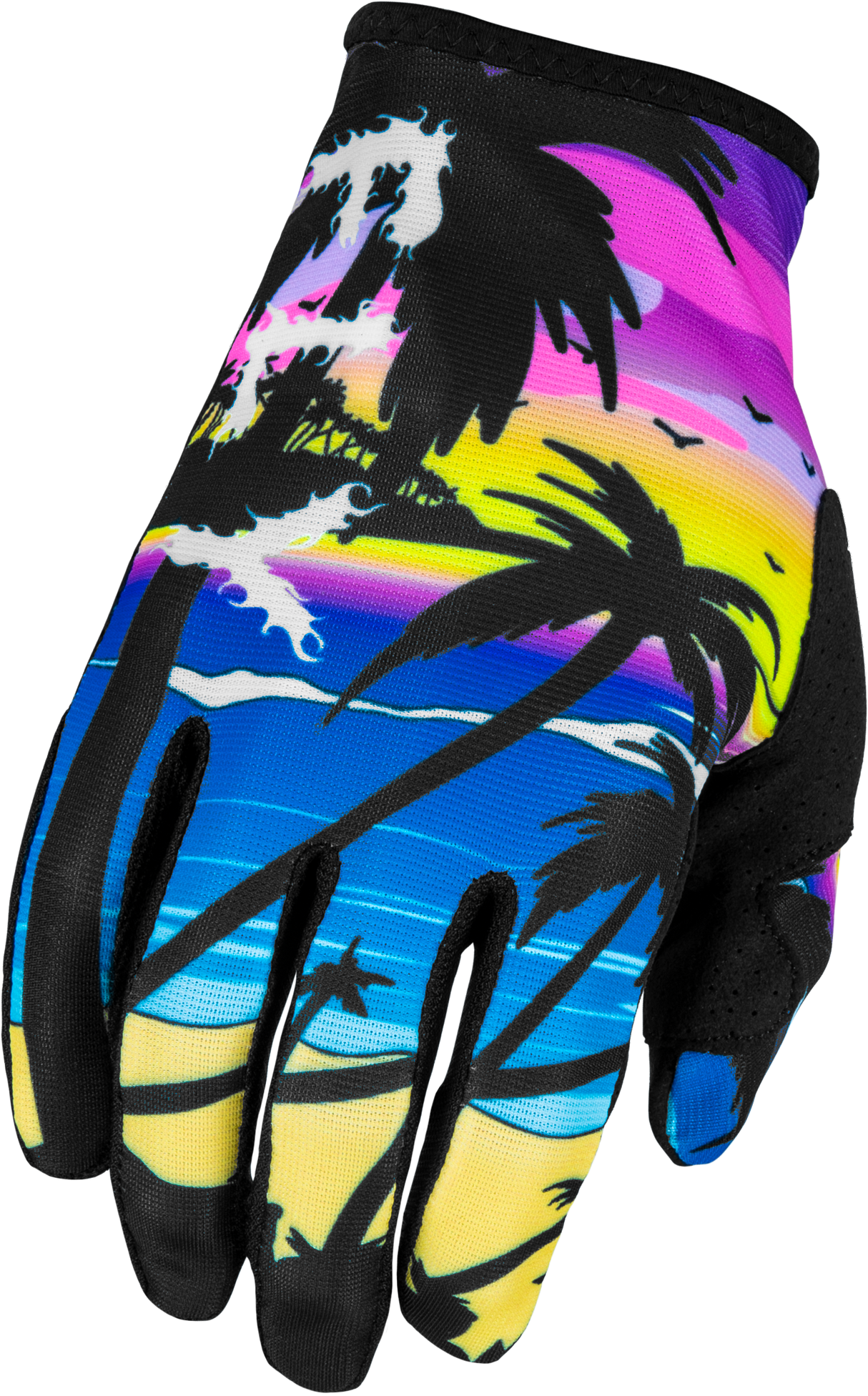FLY RACING Lite Malibu Gloves Pink/Blue/Sand Xl 377-740X