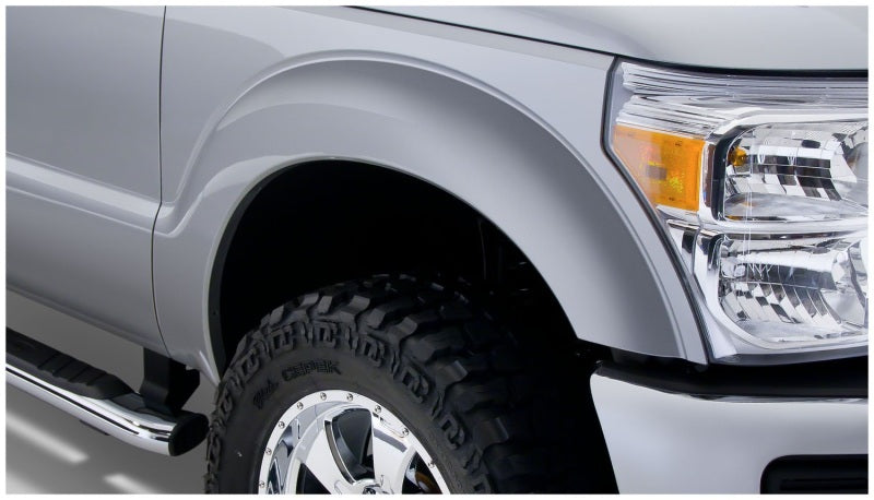 Bushwacker 11-16 Ford F-350 Super Duty Styleside Extend-A-Fender Style Flares 4pc - Black 20932-02