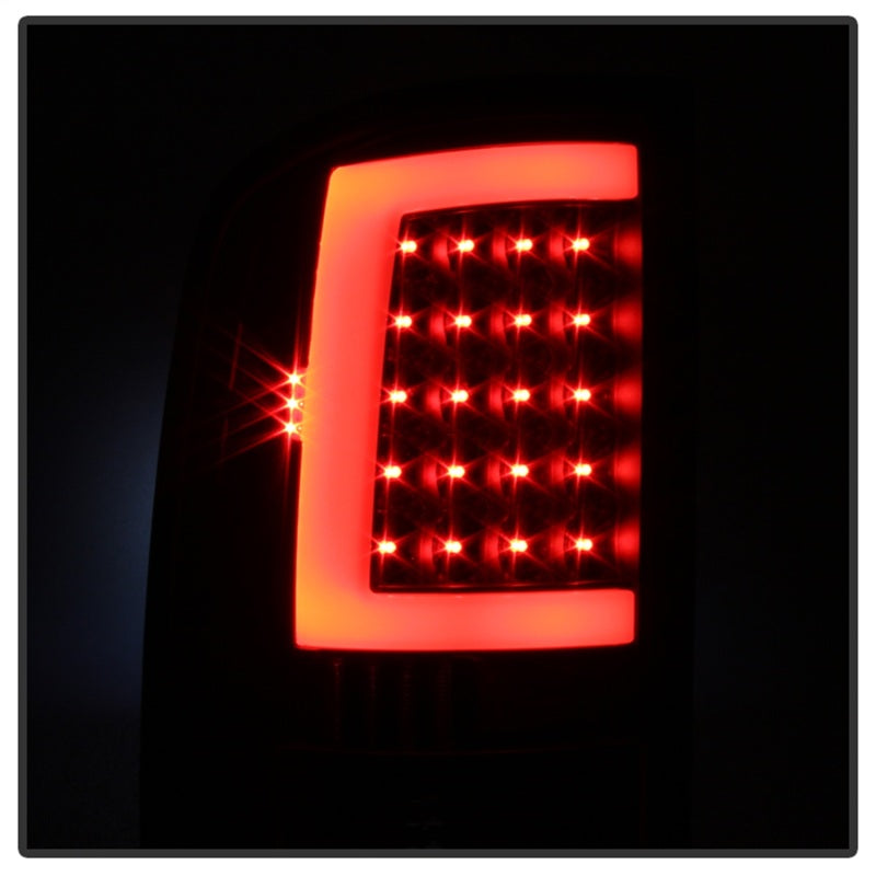 Xtune GMC Sierra 07-13 LED Tail Lights Black ALT-ON-GS07-G2-LED-BK 5081551