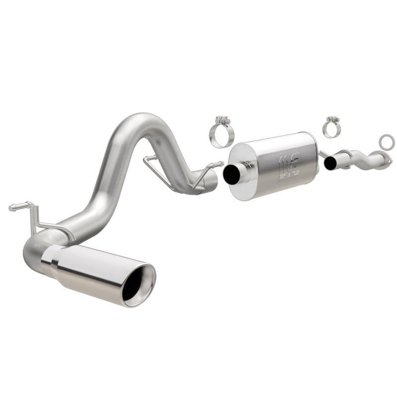 MagnaFlow Cat-Back 2016 Toyota Tacoma 3.5L V6 SS 3in Single Pass Side Exit Rear 4in Tip 19291