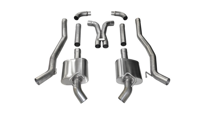 Corsa 10-15 Chevrolet Camaro SS 6.2L V8 Manual Xtreme 3in Cat-Back (No Tips Uses Factory Bezels) 14976