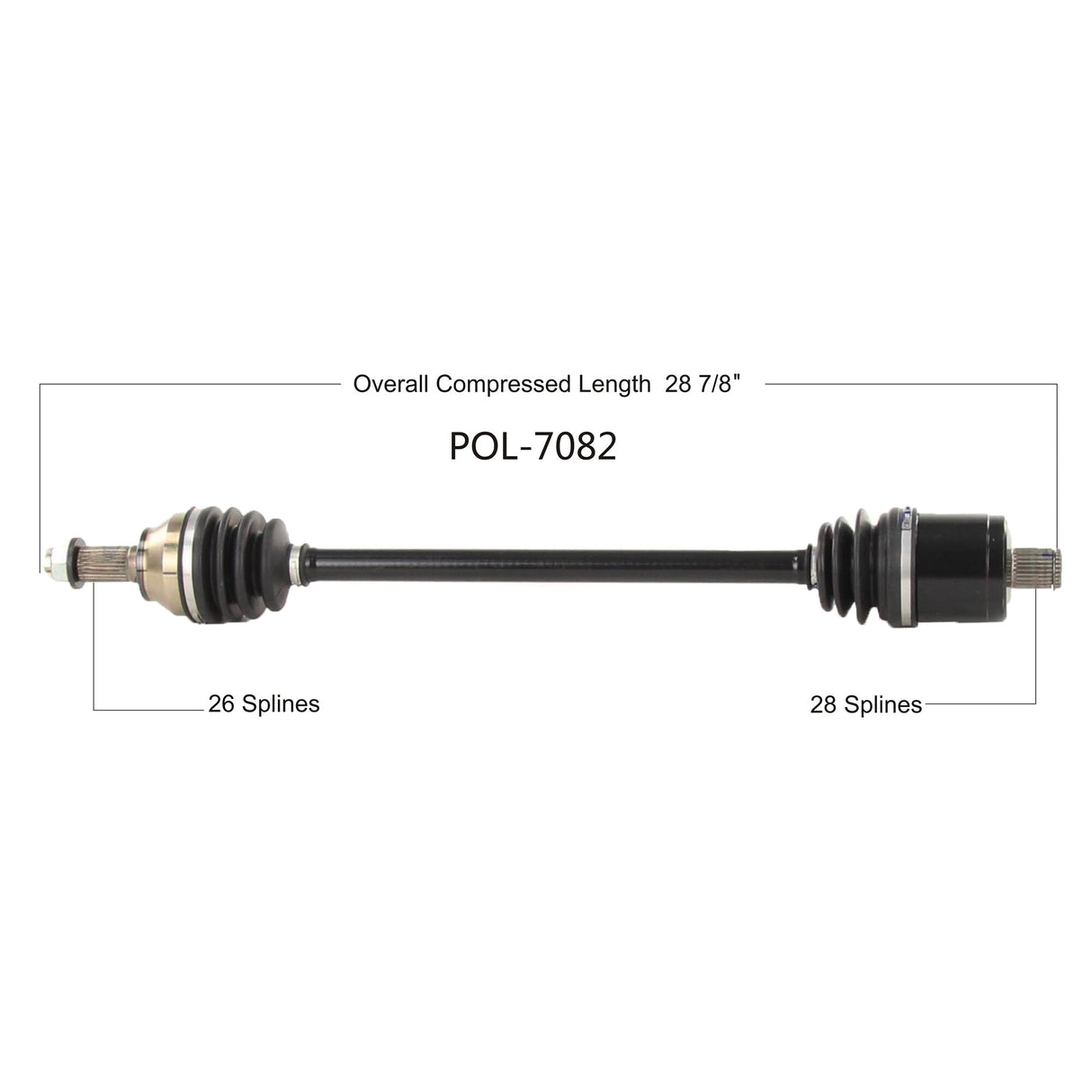 OPEN TRAILOe 2.0 Axle Rear PolPOL-7082
