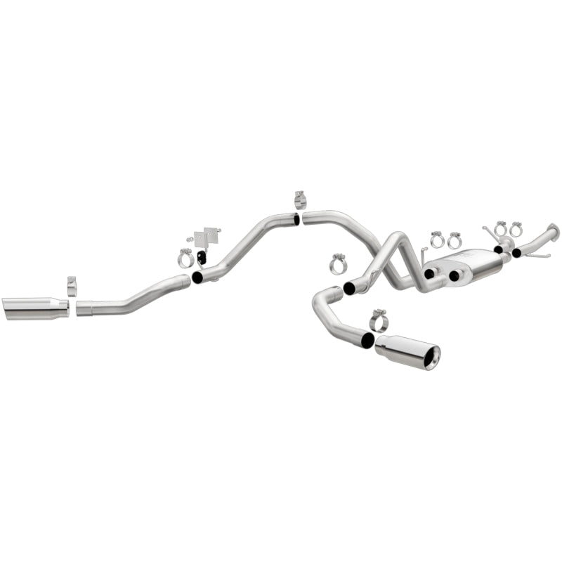 MagnaFlow Cat-Back 10-15 Toyota Tundra SC LB / CC SB 4.6L/5.7L V8 SS 2.5 Dual Split Rear 4in Tip 19232