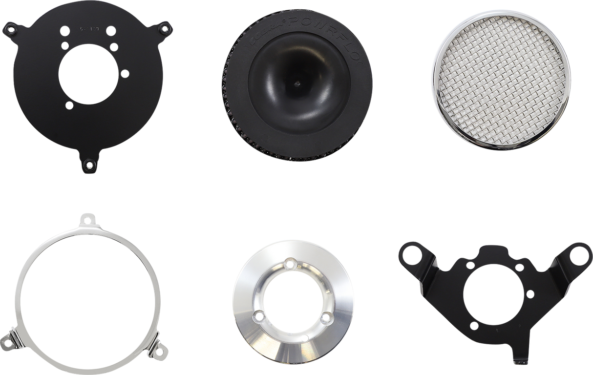 Filtro de aire COBRA - Sencillo - Cromo 606-0102-03-SB