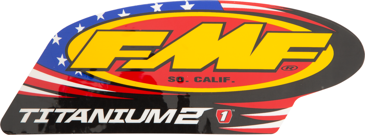 FMF 2-Stroke Titanium 2 Decal 012786