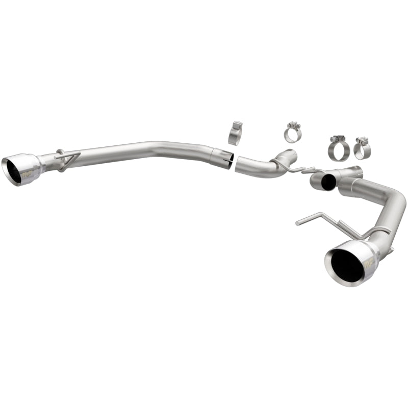 MagnaFlow 2015-2017 Ford Mustang V6 3.7L Race Series Axle Back w/ Dual Polished Tips 19345