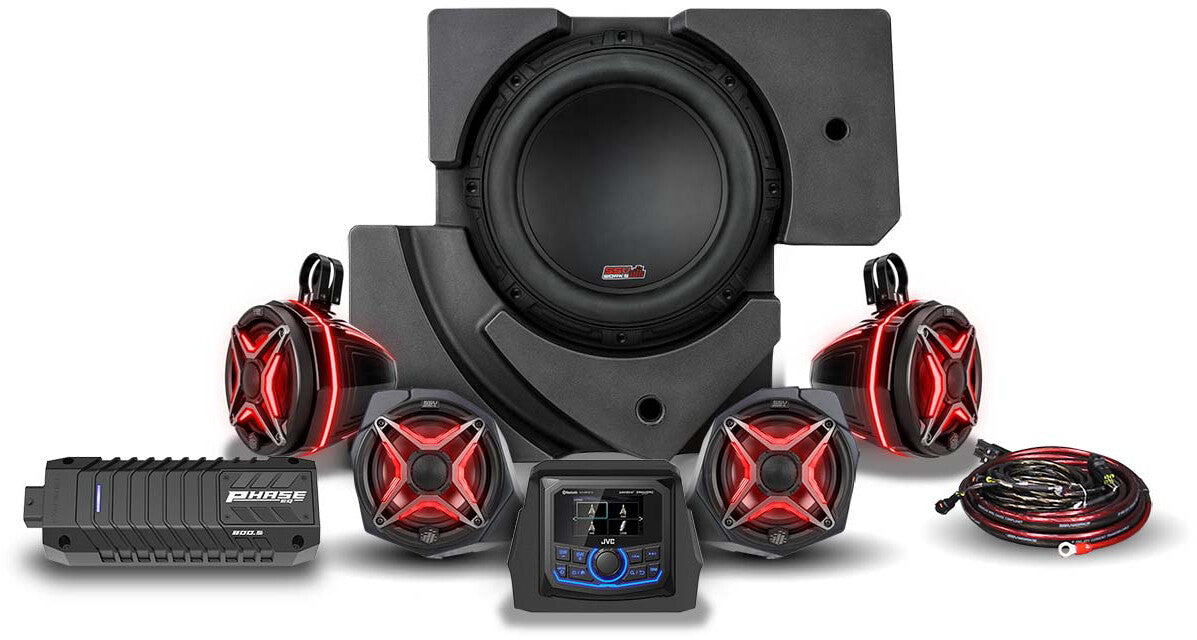 SSV WORKS 5 Speaker Kit Phase Eq W/ Jvc Controller X32-Q5V1