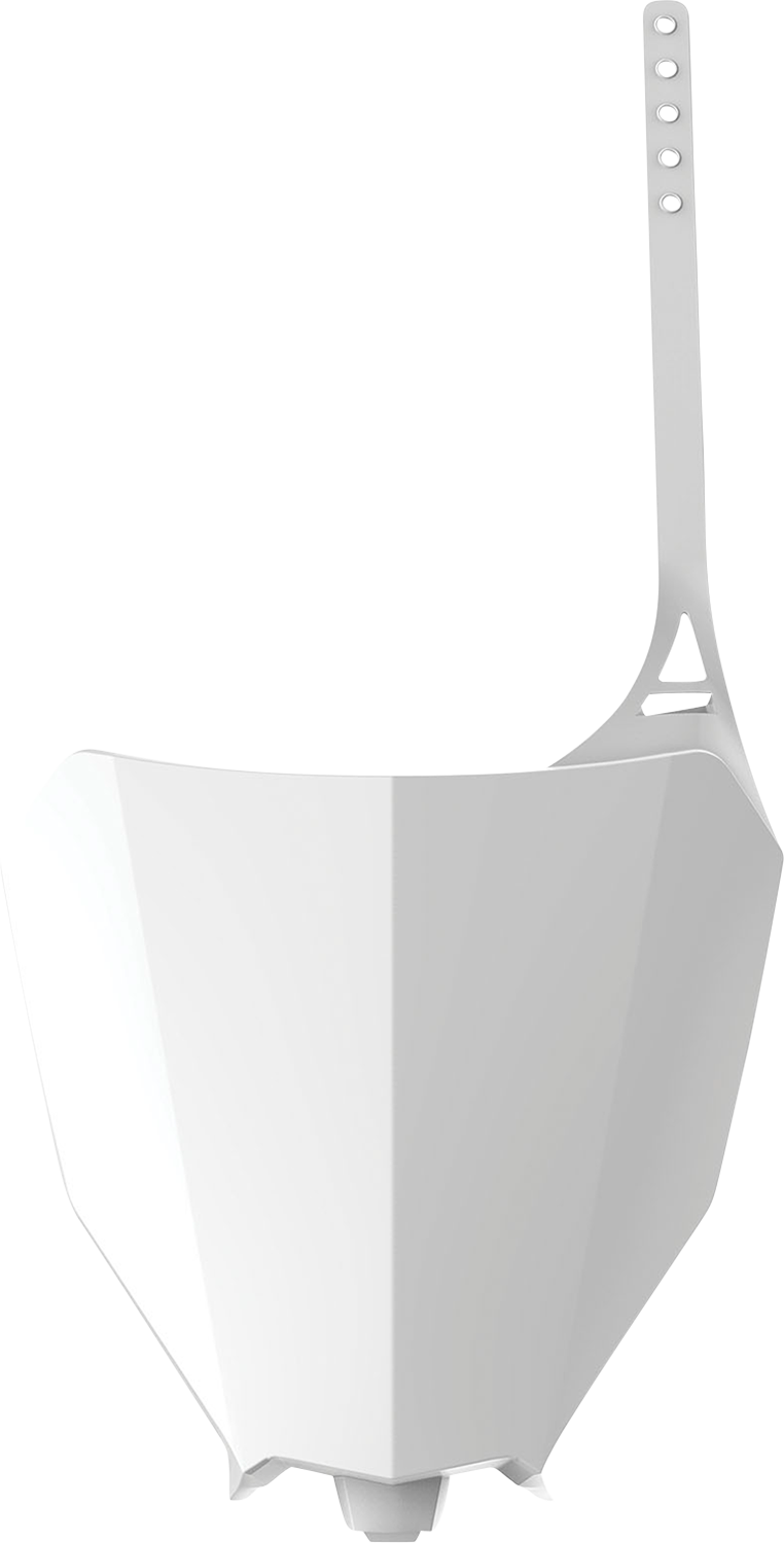 Placa de matrícula POLISPORT - Restyle - Blanca - CR 125R/250R 8666300001