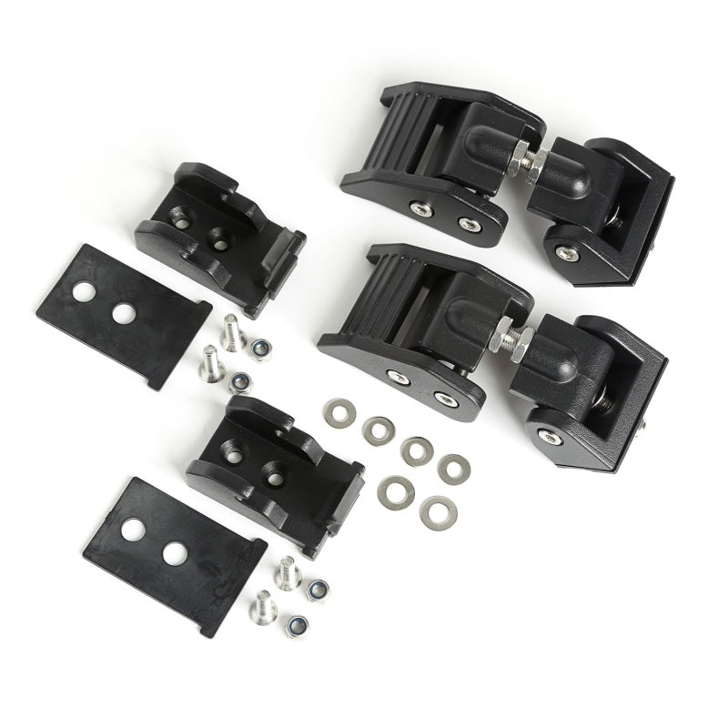 Rugged Ridge 97-06 Jeep Wrangler TJ Textured Black Hood Catches 11210.18