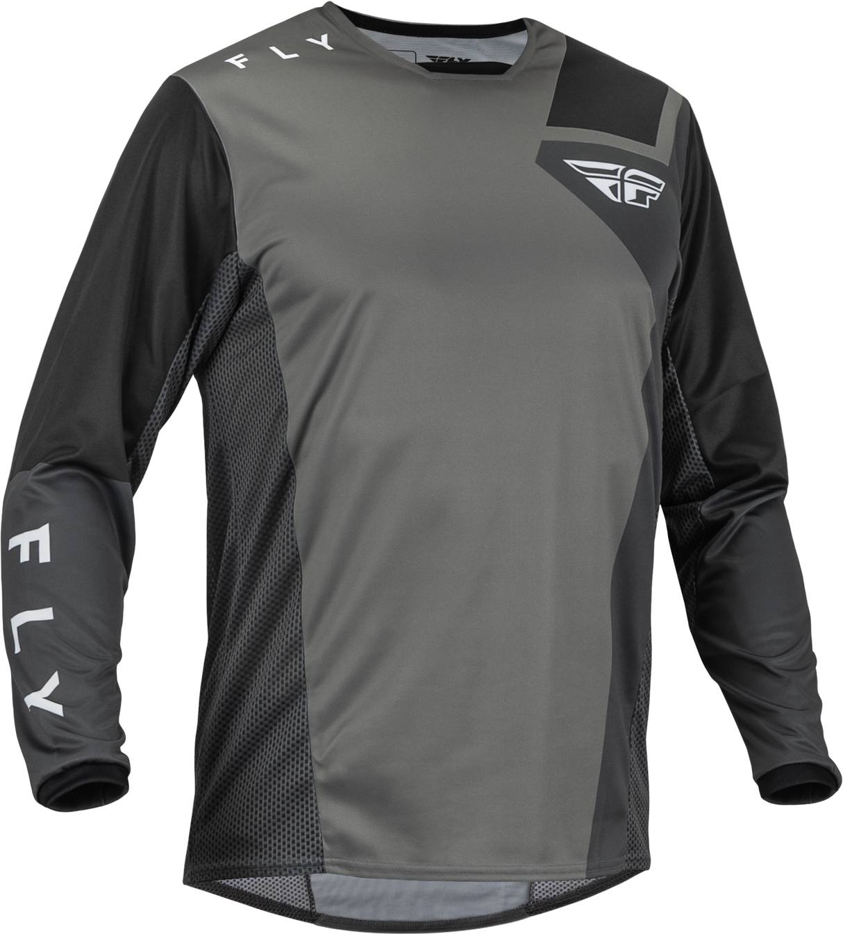 FLY RACING Kinetic Jet Jersey Grey/Dark Grey/Black Xl 376-523X