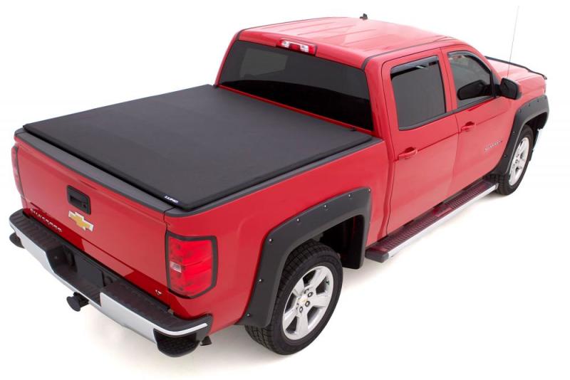 Lund 16-23 Toyota Tacoma (5ft. Bed) Genesis Elite Tri-Fold Tonneau Cover - Black 958186