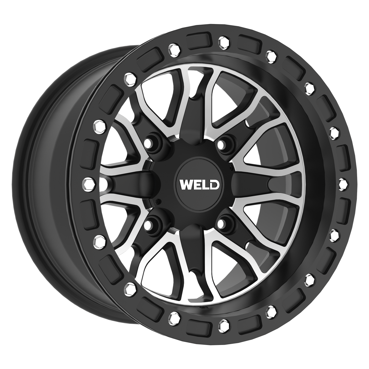 WELD WHEELS Raptor Beadlock Satin Mil 15x10 5+5 4x137 U501B0042500