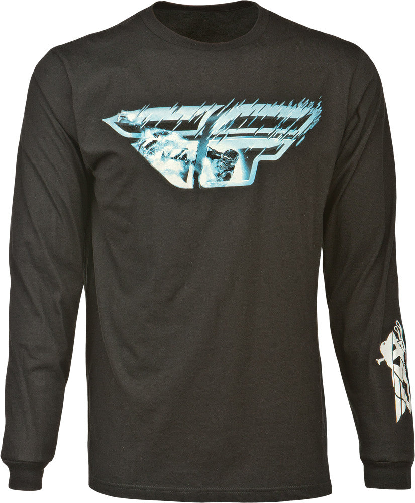 FLY RACING Focus L/S Tee Black S #5817 352-0510~2