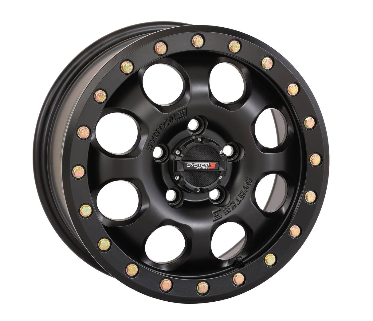 SYSTEM 3 Sb7 Bl Wheel 15x7 6+1 (+50mm) 5/4.5 Matte Black 15S3-7545