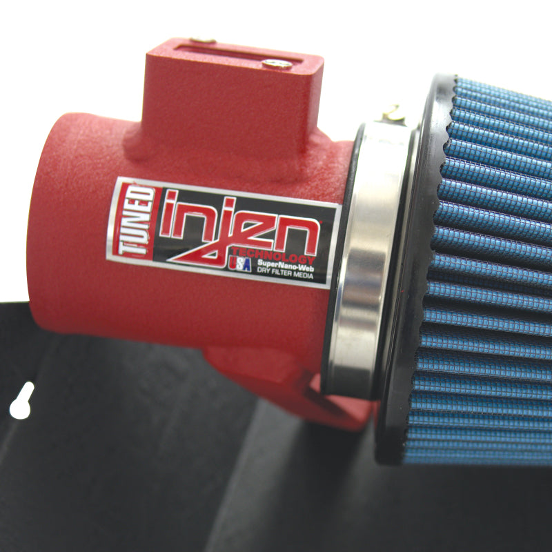 Injen 16-19 Ford Fiesta ST 1.6L Turbo 4Cyl Wrinkle Red Short Ram Intake w/MR Tech (Special order) SP9018WR