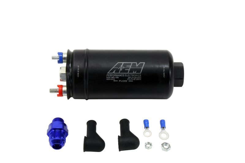 AEM 380LPH High Pressure Fuel Pump -6AN Female Out, -10AN Female In 50-1005