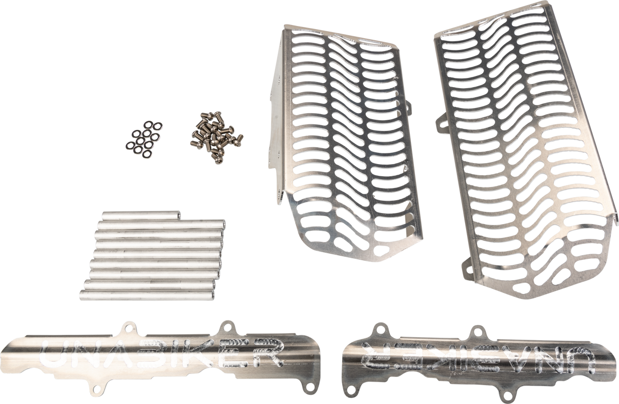 UNABIKER Radiator Guard Kawasaki Natural KKX17250F-A