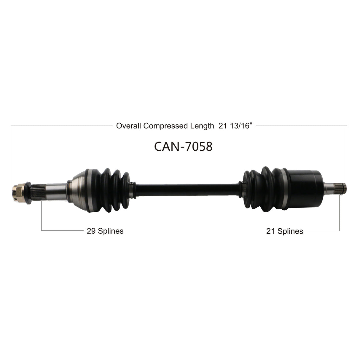 OPEN TRAILOe 2.0 Axle Front RightCAN-7058