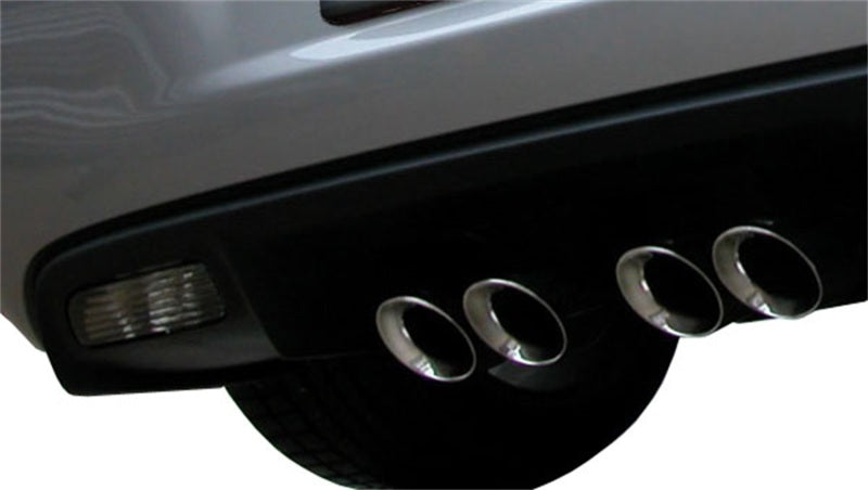 Corsa 09-13 Chevrolet Corvette C6 6.2L V8 Polished Sport Axle-Back Exhaust 14108