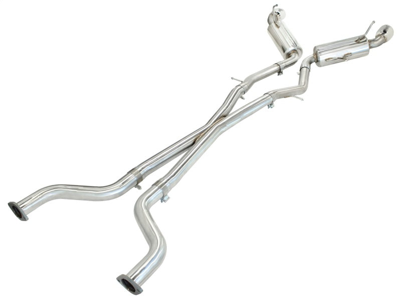 aFe Takeda 2.5 pulgadas SS Escape Cat-Back 09-13 Nissan 370Z V6 3.7L Puntas pulidas