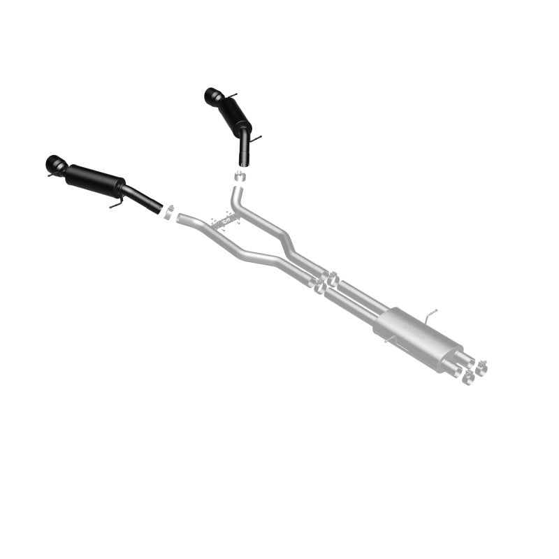 MagnaFlow Cat-Back 15-16 Land Rover Ranger Rover V6 SS 2.5in Dual Split Rear Exit 4.5in Black Tips 19123