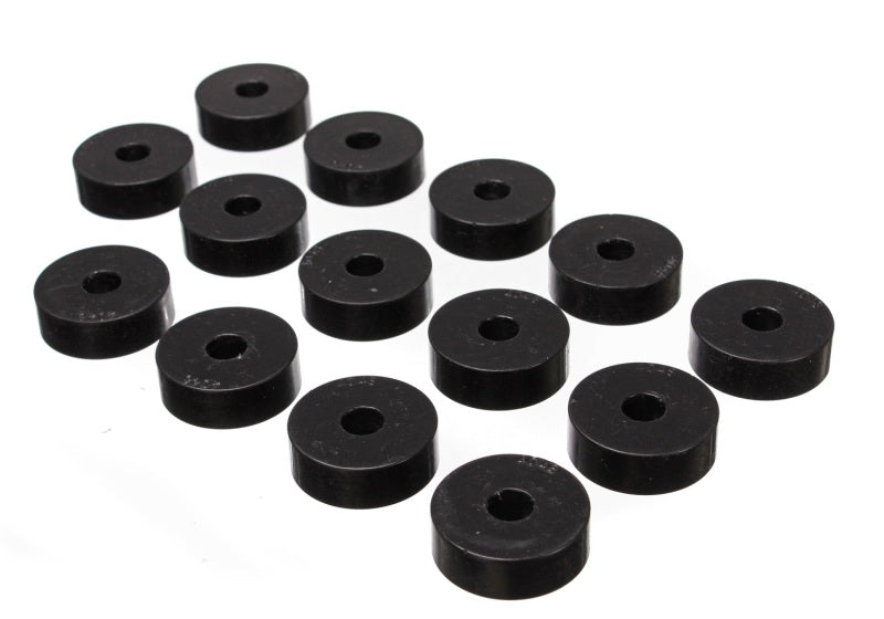 Energy Suspension 55-73 Jeep CJ5/CJ7/CJ8 Scrambler Black Body (Cab) Mount Set 2.4101G