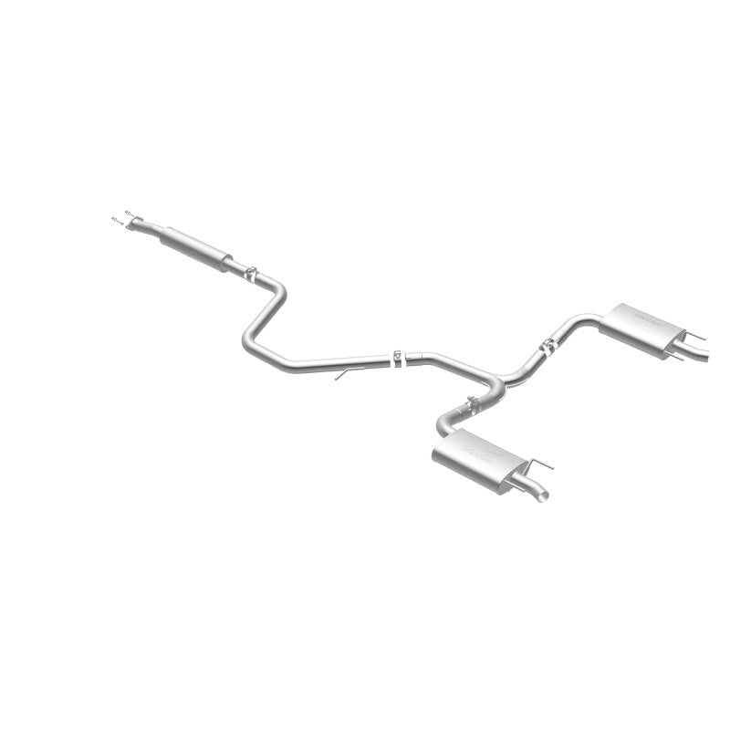 MagnaFlow Cat-Back SS 2.25/2.5 pulgadas Salida trasera doble dividida Punta pulida de 3 pulgadas 2015 Chev Impala 3.6L V6