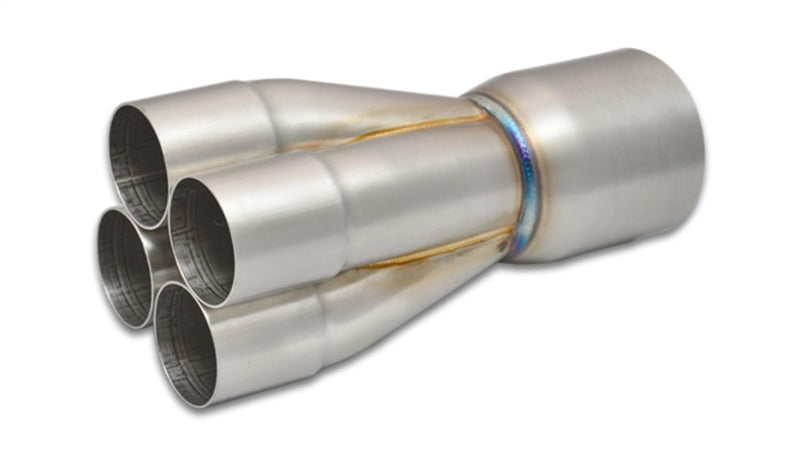 Vibrant 4-1 SS Merge Collectors (2in Inlet Slipover ID 3in Merge Outlet OD) - Sold Individually 10308
