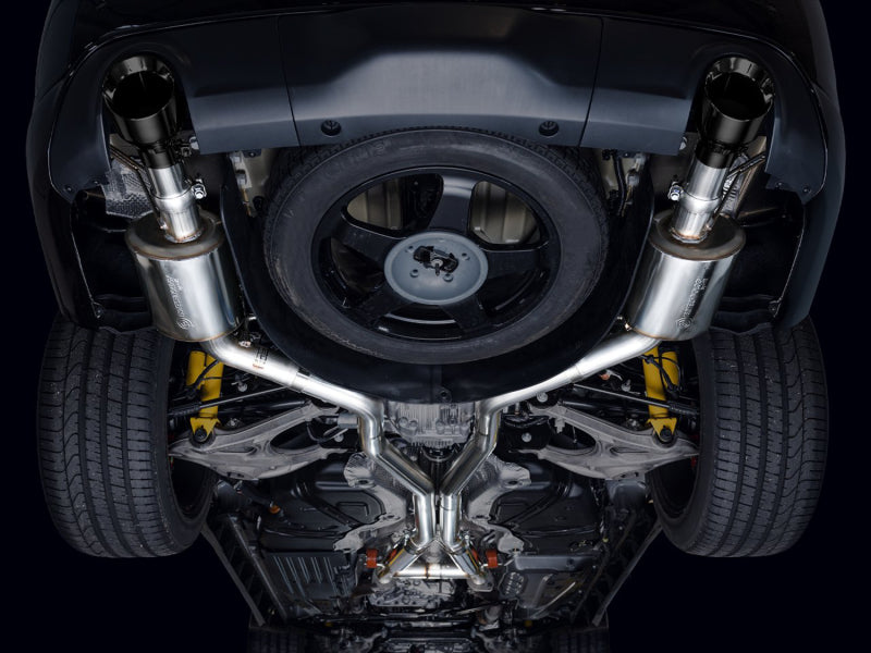 AWE Tuning 18-23 Dodge Durango SRT & Hellcat Touring Edition Exhaust - Diamond Black Tips 3015-33952