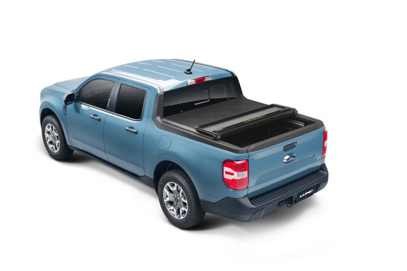 Lund 22-23 Ford Maverick (4.5ft Bed) Hard Fold Tonneau Cover - Black 969380