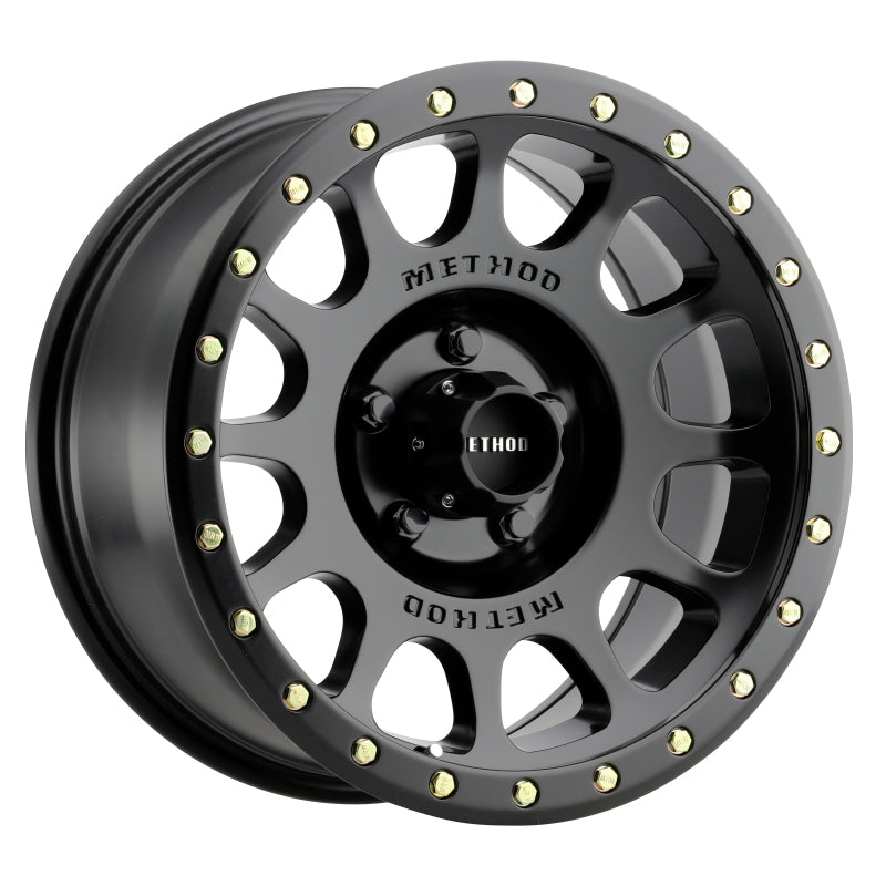 Method MR305 NV 17x8.5 0mm Offset 5x5.5 108mm CB Matte Black Wheel MR30578555500