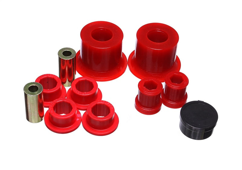 Energy Suspension 05-14 VW Jetta (Base) / 06-09 VW GTI Front Control Arm Bushing Set - Red 15.3120R
