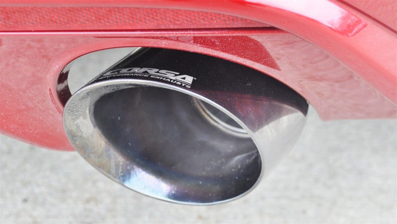 Corsa 2015 Ford Mustang GT 5.0 3in Cat Back Exhaust, Polish Dual 4.5in Tip (Xtreme) 14328