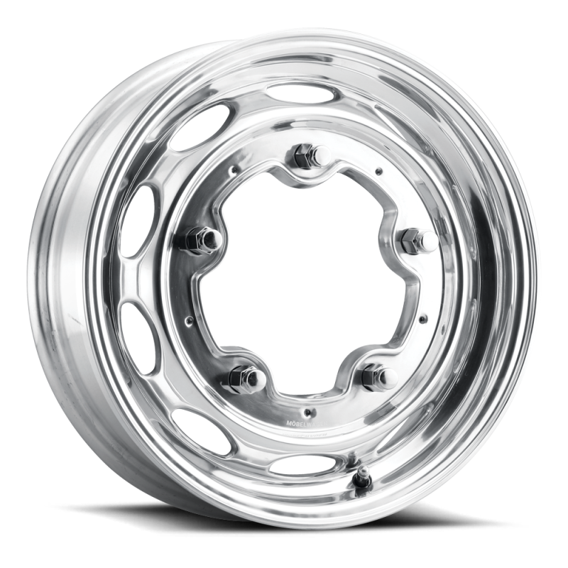 Mobelwagen MW-520P Interceptor 15x5.5in / 5x205 BP / 20mm Offset / 156mm Bore - Polished Wheel MW-520P-55520+20
