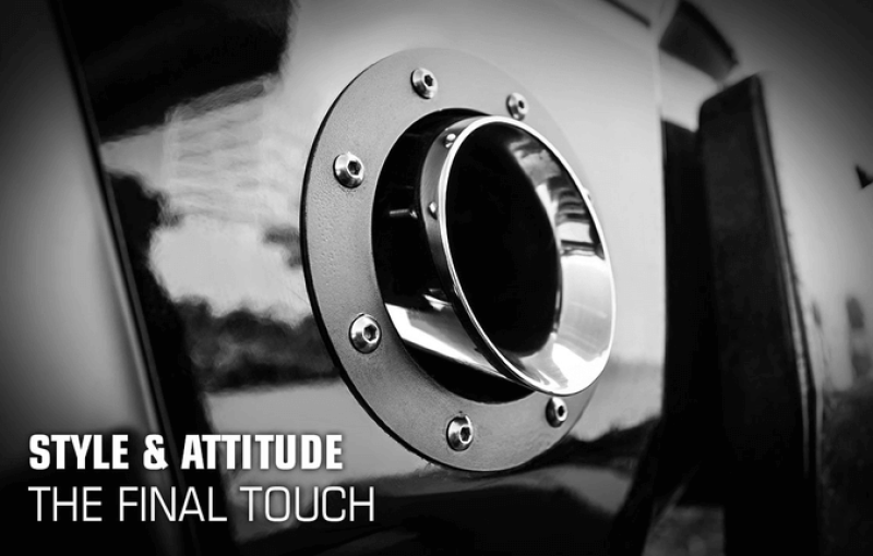 MagnaFlow Tip Stainless Double Wall Round Dual Outlet Polish 3in DIA 2.25in Inlet 9.75in Len (qty 2) 35229