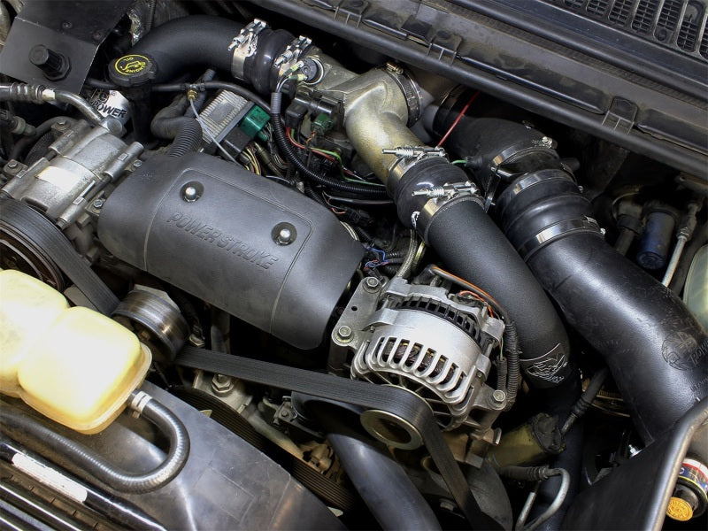 aFe Bladerunner Intercoolers I/C Tube 3in Hot/Cold Ford F-250/F-350 99-03 V8-7.3L - Black 46-20094-B