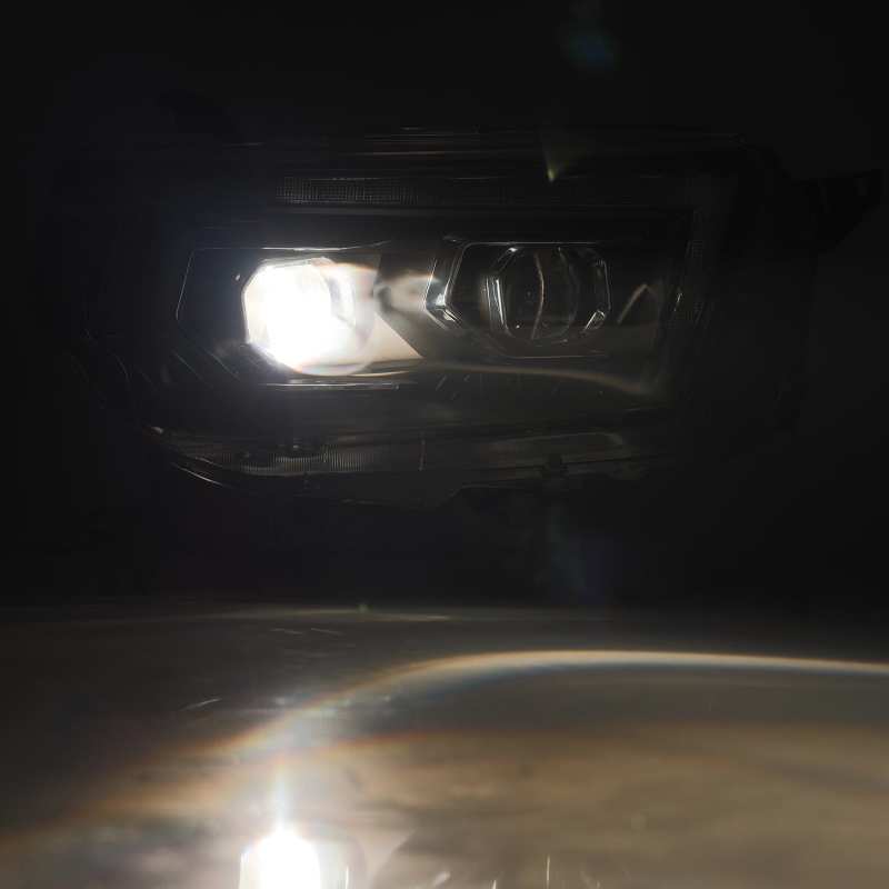 AlphaRex 10-13 Toyota 4Runner PRO-Series Proj Headlights Plank Style Alpha Blk w/Seq Signal/DRL 880754