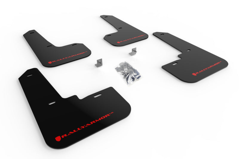 Rally Armor 20+ Subaru Legacy UR Black Mud Flap w/ Red Logo MF64-UR-BLK/RD