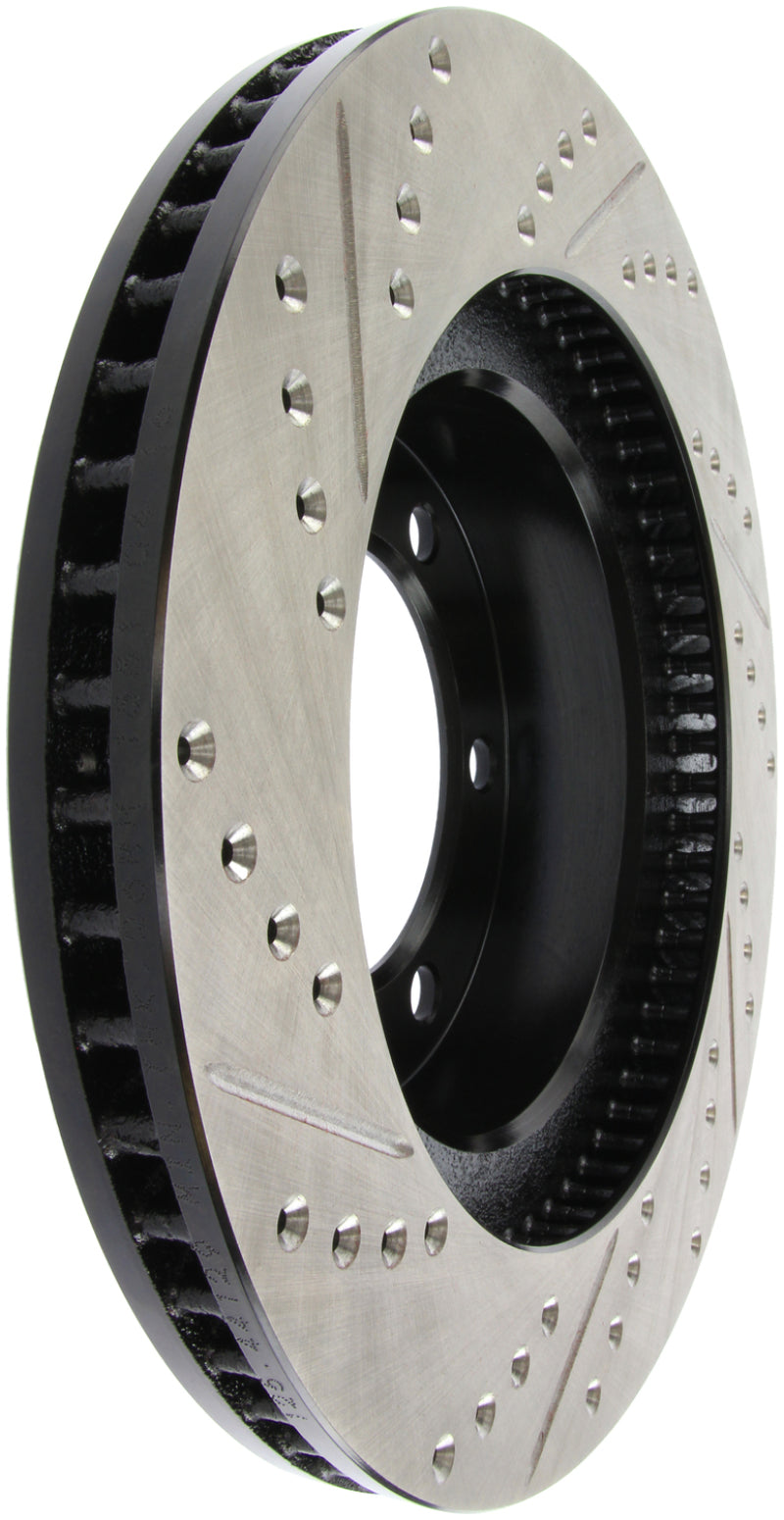 StopTech 07-08 Toyota FJ Cruiser / 05-08 Tacoma (6 lug) / 03-08 4 Runner (319mm disc) SportStop Slo 127.44129L